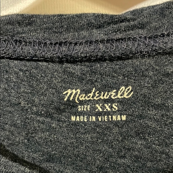 Madewell Navy Short Sleeve Tee - Picture 2 of 4